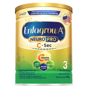 Sữa Enfagrow A+ NeuroPro 3 C-Sec (800g) cho bé từ 2-6 tuổi