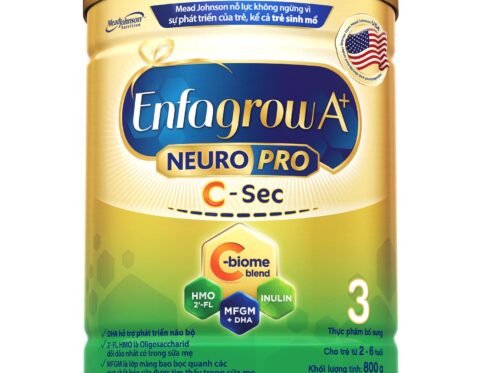 Sữa Enfagrow A+ NeuroPro 3 C-Sec (800g) cho bé từ 2-6 tuổi