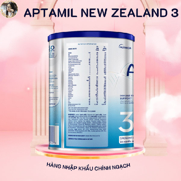 Sữa Aptamil Profutura KID Cesarbiotik 3 (800g) cho trẻ trên Sữa Aptamil Profutura KID Cesarbiotik 3 (800g) cho trẻ trên 2 tuổi