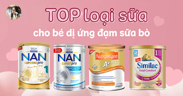 Bé Bị Dị Ứng Đạm Sữa Bò