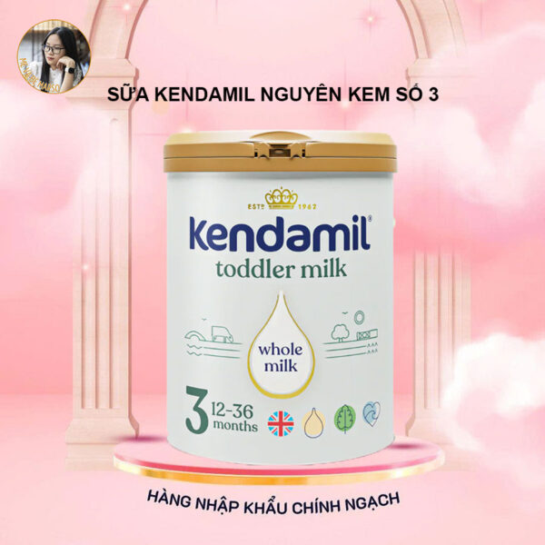 SỮA KENDAMIL NGUYÊN KEM SỐ 3 (12-36 THÁNG)