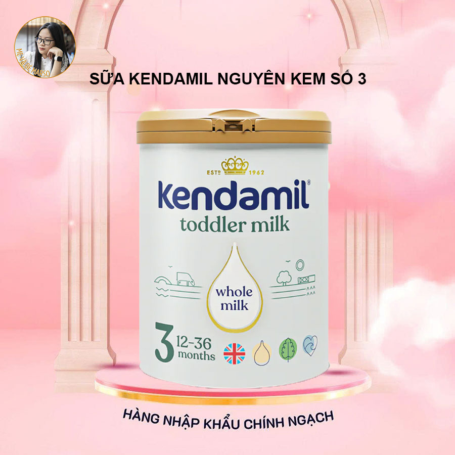 SỮA KENDAMIL NGUYÊN KEM SỐ 3 SỮA KENDAMIL NGUYÊN KEM SỐ 3 (12-36 THÁNG)