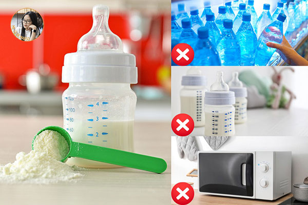 Cách pha sữa Rontamil Plus 2