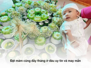 Đặt mâm cúng đầy tháng ở đâu