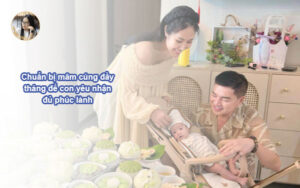 Mâm cúng đầy tháng