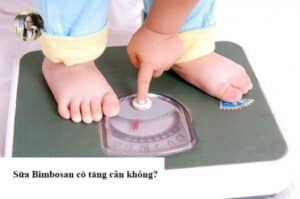 Bimbosan có tăng cân không