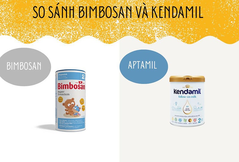 So sánh Bimbosan và Kendamil