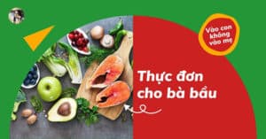 Thực Đơn Dinh Dưỡng Cho Mẹ Bầu