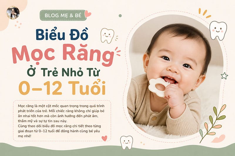 Biểu Đồ Mọc Răng Ở Trẻ Nhỏ