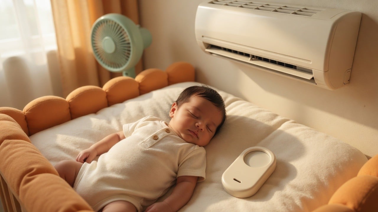 Nguyên tắc vàng chăm sóc em bé sơ sinh vào mùa hè giúp con luôn mát mẻ: Nhiệt độ – Trang phục – Làn da