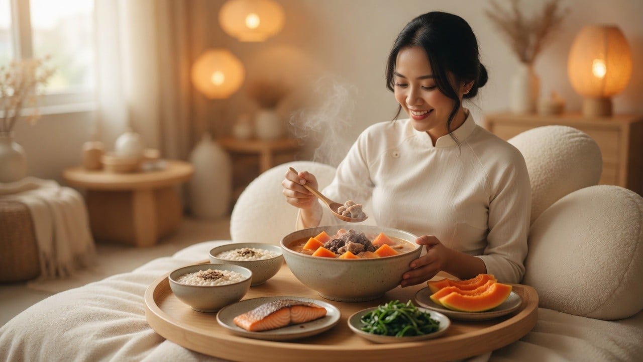 Mẹ sinh mổ nên ăn gì, kiêng gì để sữa về nhanh và dồi dào?