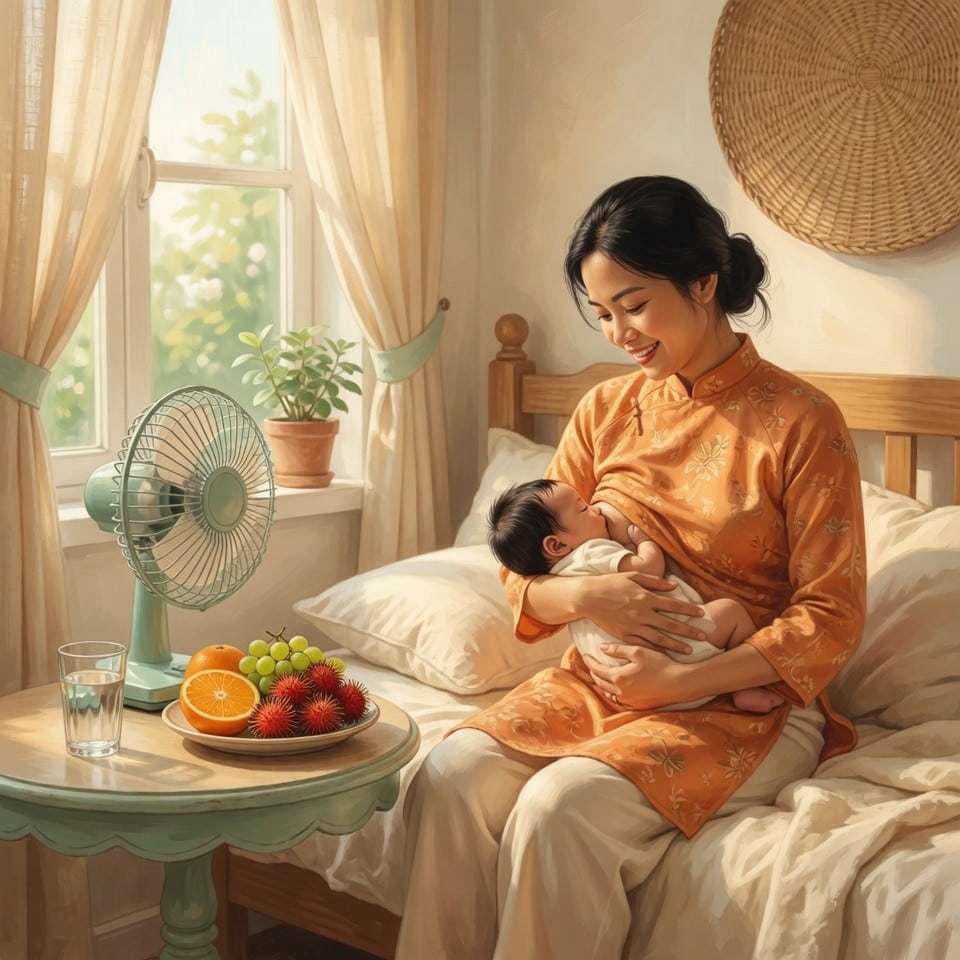 Dinh dưỡng và bù nước cho bé sơ sinh ngày nắng nóng: Bú mẹ, sữa công thức và những sai lầm cần tránh