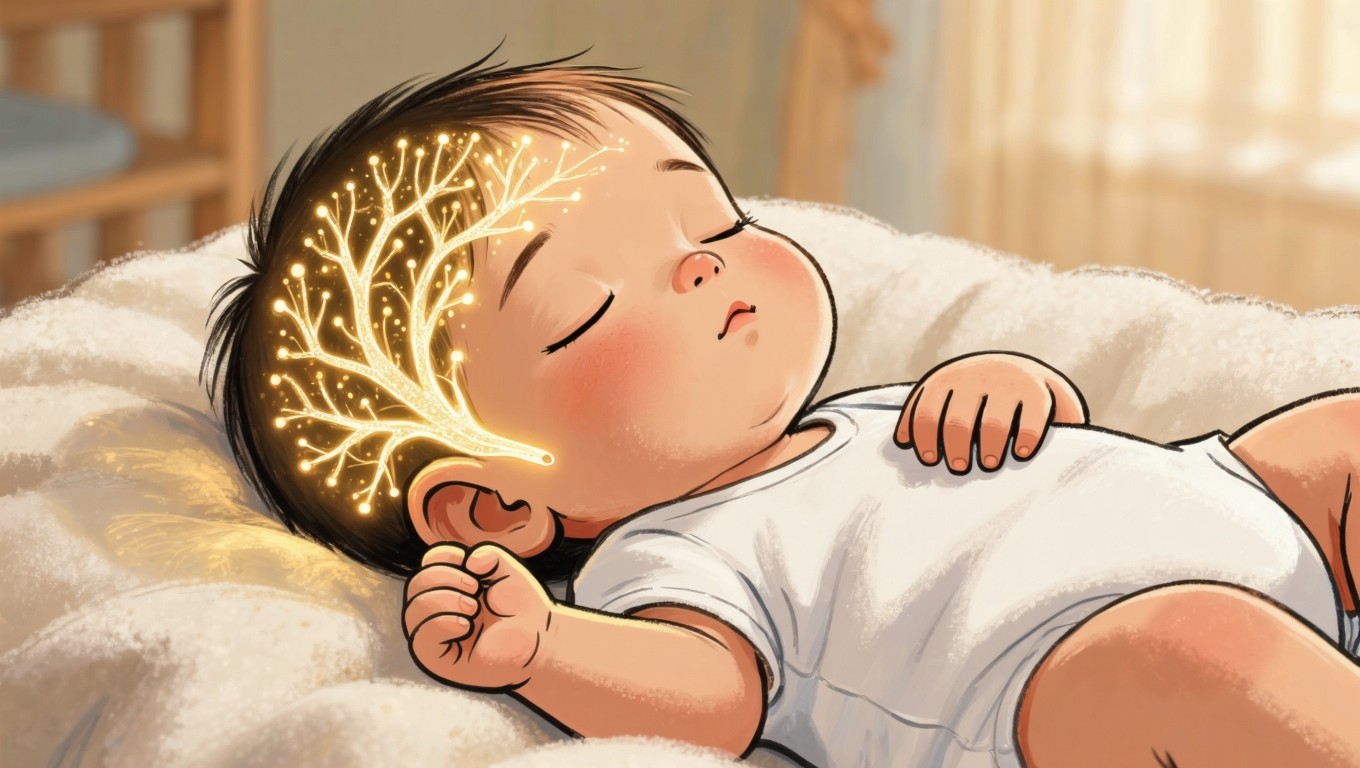 Giấc Ngủ Không Chỉ Là Nghỉ Ngơi – Đây Là Lúc Não Bé Làm Việc Chăm Nhất