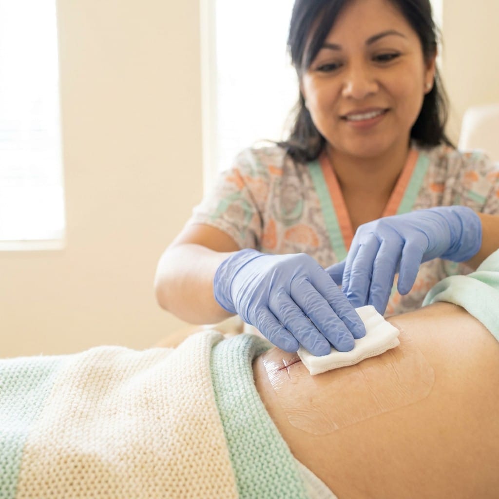 Vệ sinh vết mổ đúng cách: Bước quan trọng nhất khi chăm sóc vết mổ sau sinh