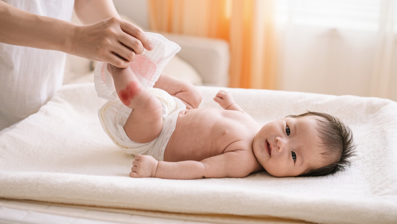 Tại sao con mẹ lại bị hăm tã? 5 nguyên nhân mẹ cần nằm lòng