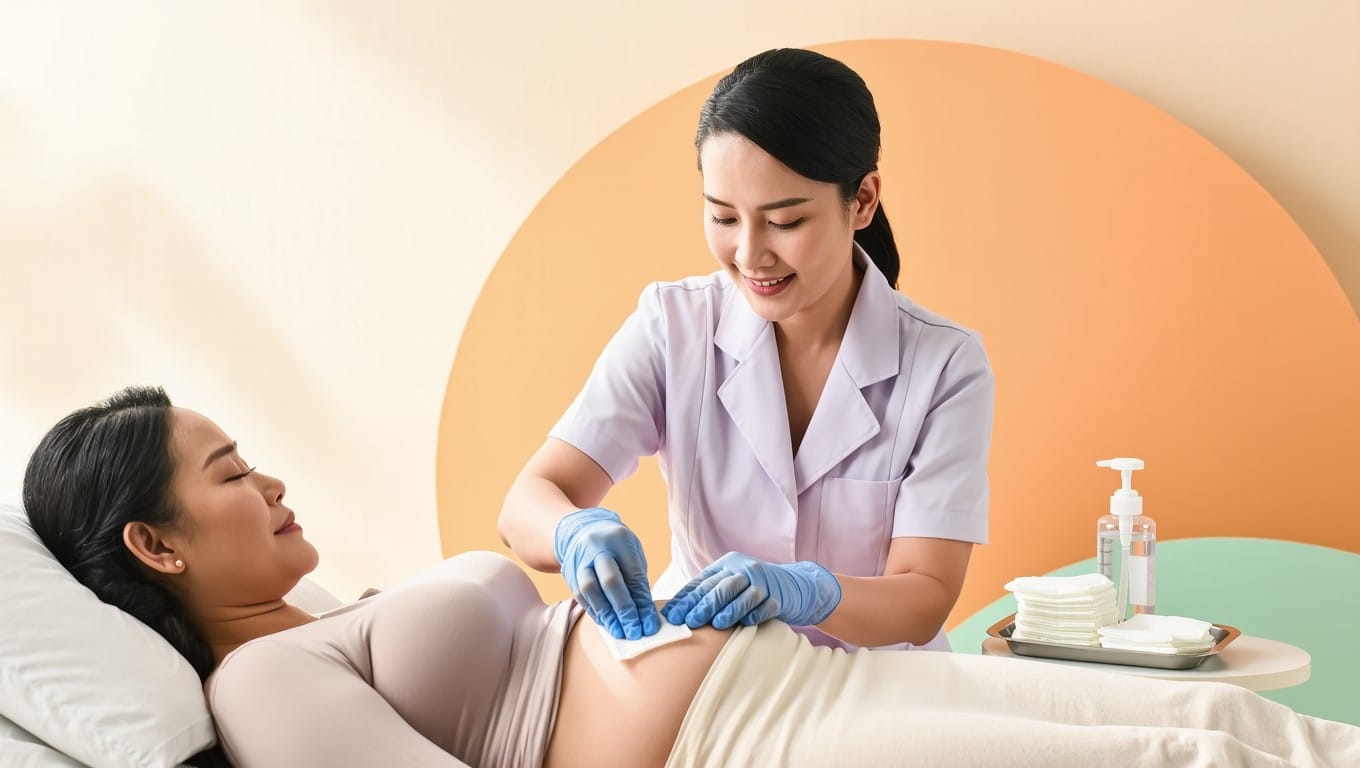 Chăm sóc vết thương sau sinh: Kiêng khem khác biệt giữa sinh thường và sinh mổ