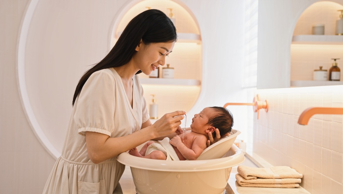 Hướng dẫn tắm cho trẻ sơ sinh: Từng bước nhẹ nhàng, an toàn