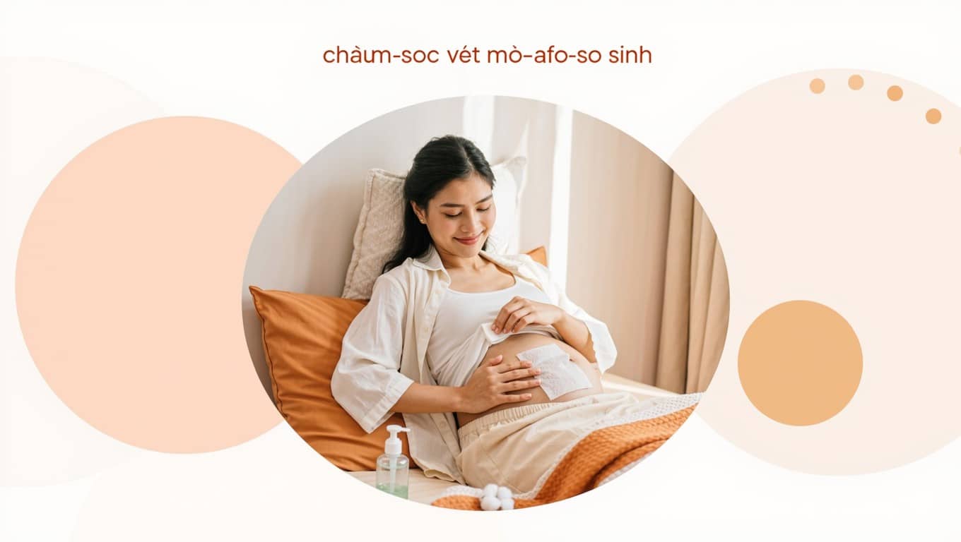 Chăm sóc vết mổ sau sinh: 7 bước phục hồi nhanh, hạn chế để lại sẹo