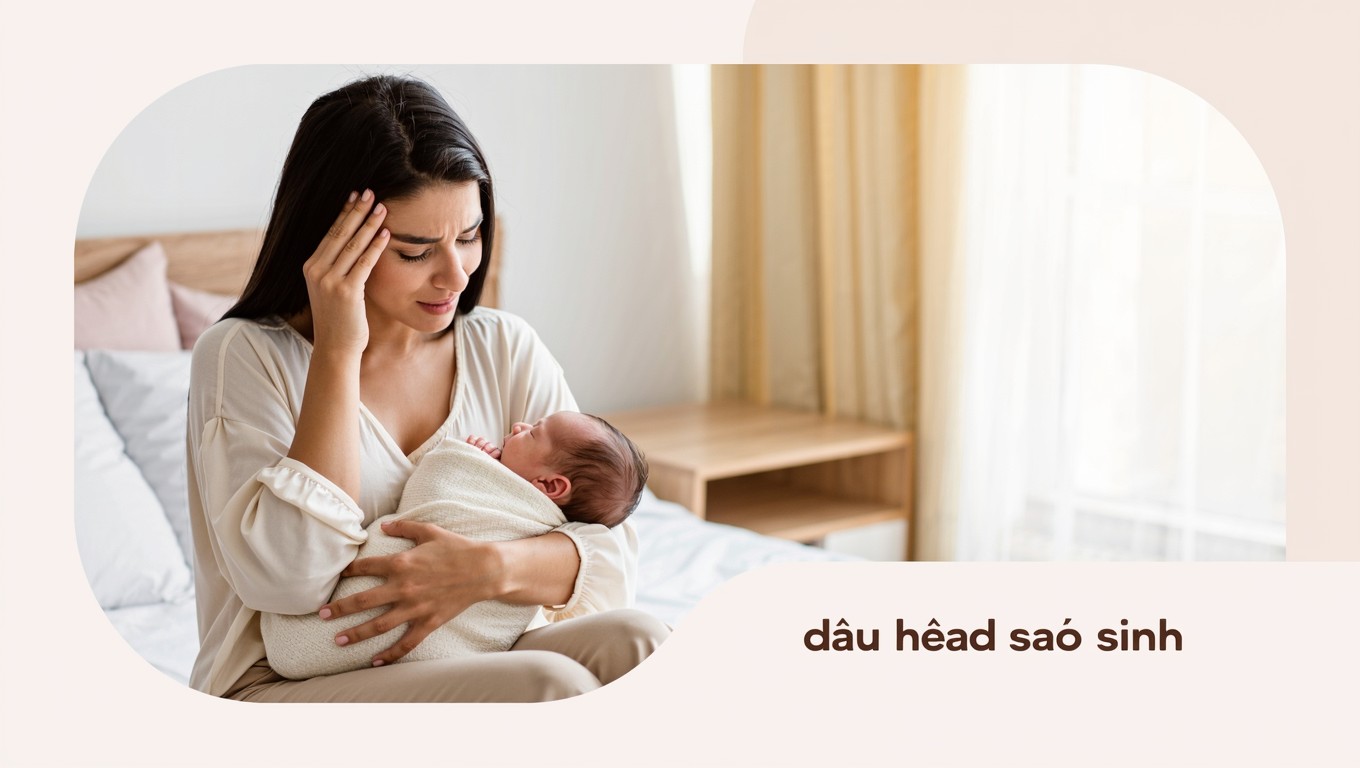 Đau đầu sau sinh: 5 nguyên nhân, cách xoa dịu và phòng ngừa hiệu quả