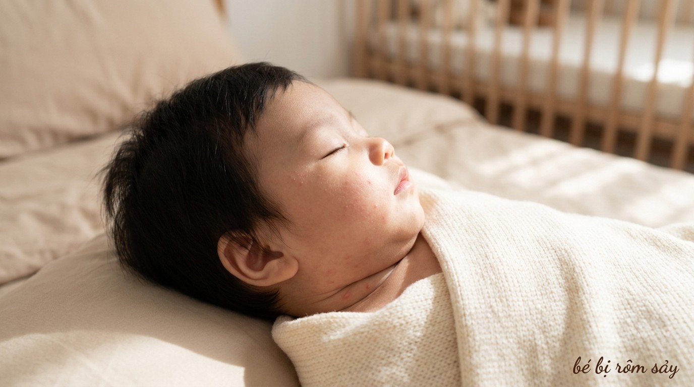Bé Bị Rôm Sảy: Nguyên Nhân, Cách Chăm Sóc & Phòng Ngừa Hiệu Quả
