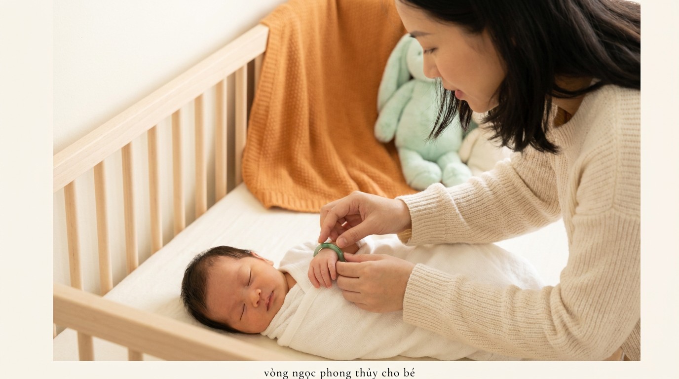 Vòng Ngọc Phong Thủy Cho Bé: Chọn Đúng Đá, Đeo Đúng Cách
