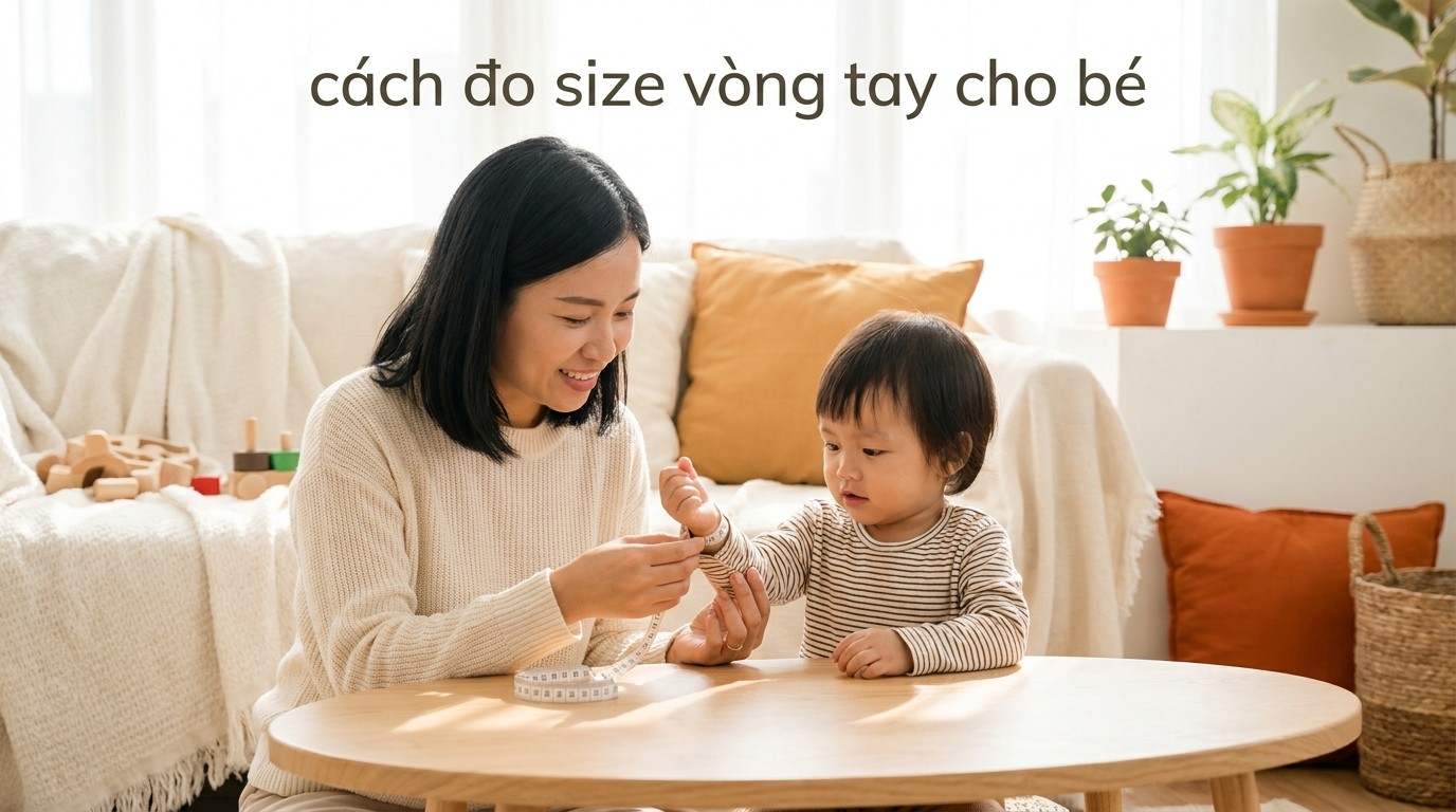 Cách Đo Size Vòng Tay Cho Bé Tại Nhà Chuẩn Xác Nhất