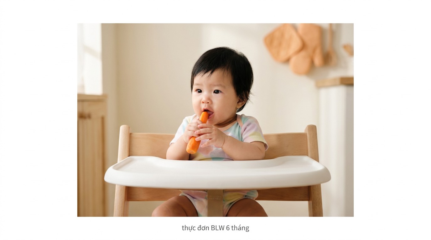 Thực Đơn BLW 6 Tháng Theo Tuần – Mẹ Chỉ Cần Làm Theo