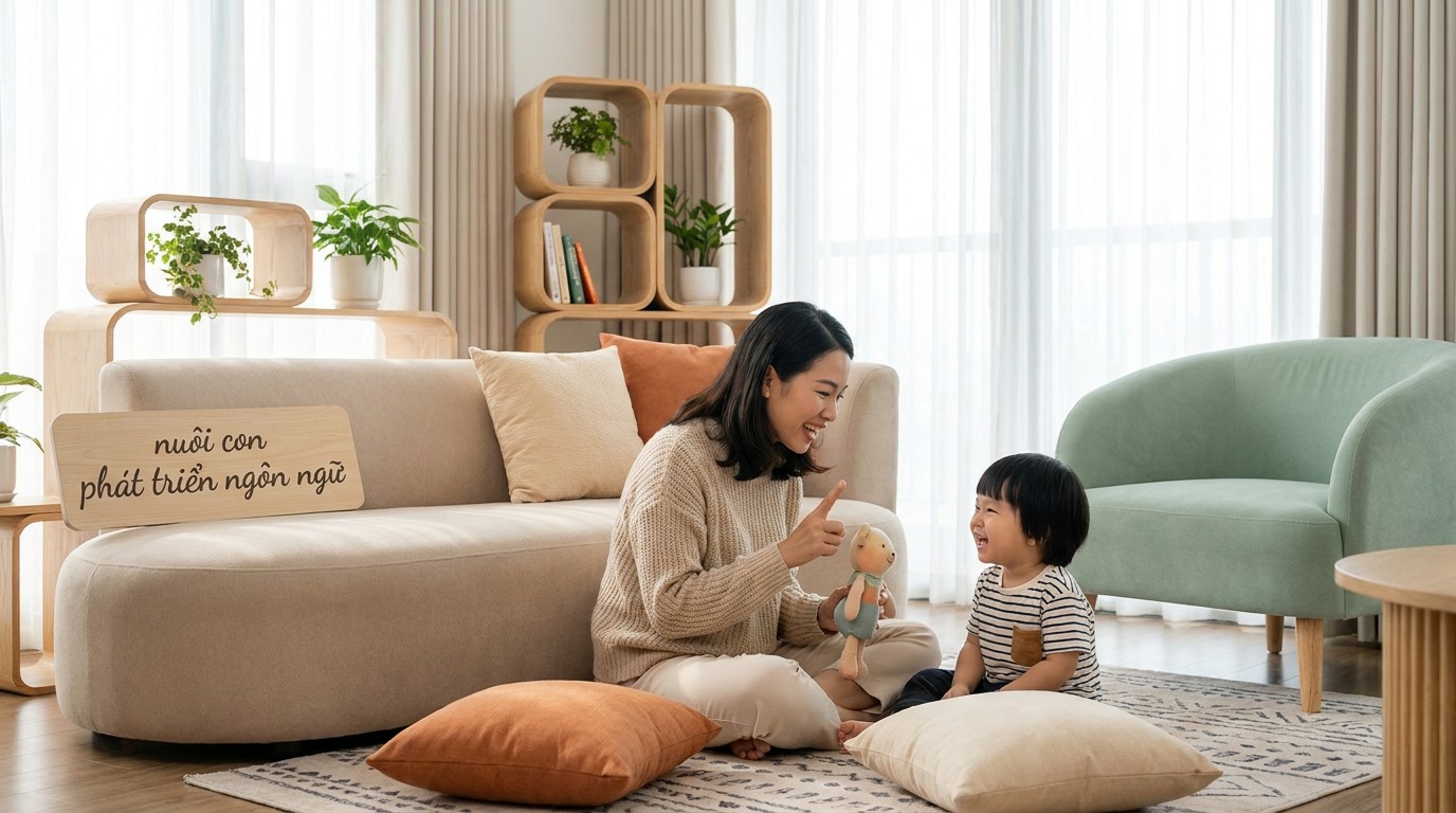 Nuôi Con Phát Triển Ngôn Ngữ: 6 Bí Quyết Vàng Giúp Bé Nói Sớm