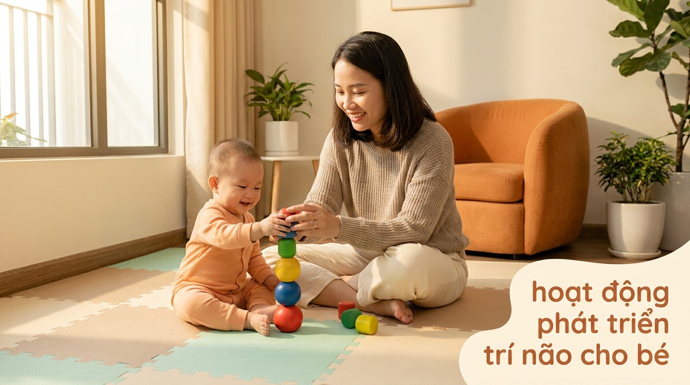 6 Hoạt Động Phát Triển Trí Não Cho Bé Mẹ Nhất Định Phải Biết