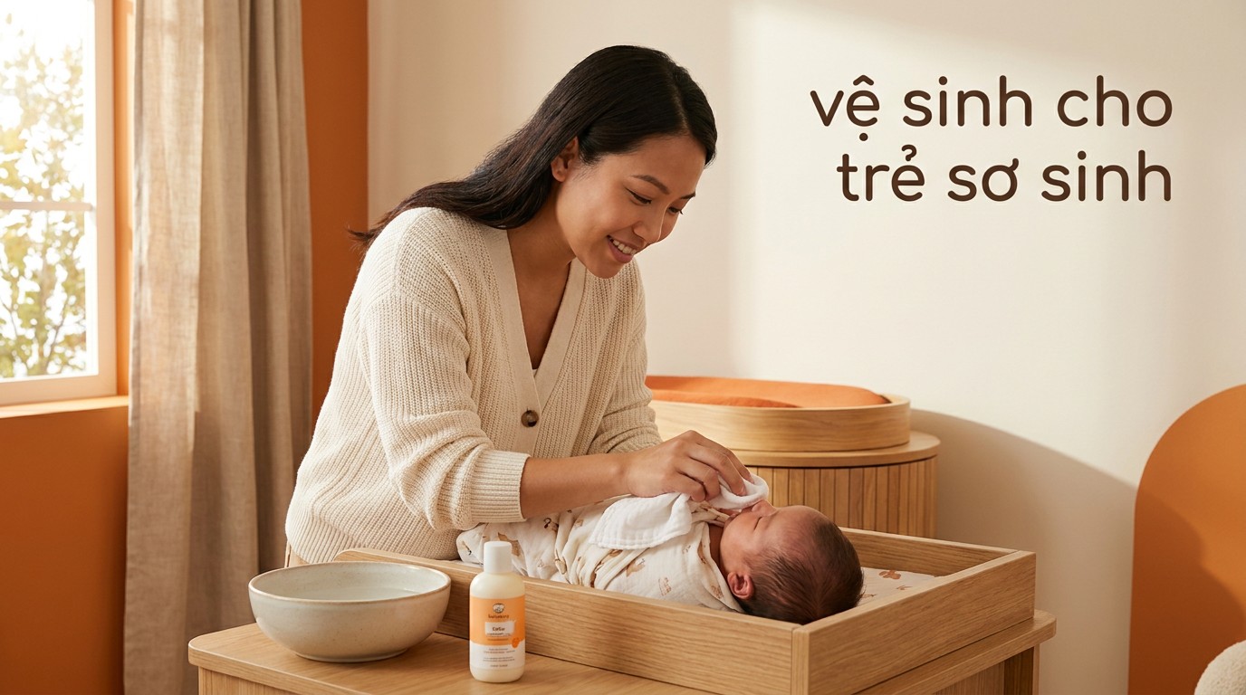 Vệ Sinh Cho Trẻ Sơ Sinh: 7 Bí Quyết Vàng Mẹ Bỉm Cần Biết