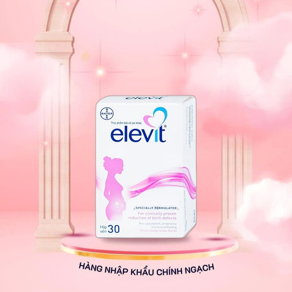 Vitamin Tổng Hợp Cho Phụ Nữ Mang Thai Elevit (Hộp 30 viên)